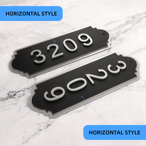 Premium Metal <strong>House</strong> <strong>Number</strong> Sign Kit, Customizable 0 - 9 Digits, Stylish For Home/Office Address, Durable &amp; Eye - Catching - Product Image 4