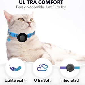 Traceur GPS pour chat 365GPS, collier bleu, batterie rechargeable, étanche, compatible avec Apple Find My - Product Image 6