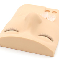 Mannequin d'entraînement à l'extension des cils Tête de mannequin à 3 couches avec paupières amovibles Modèle de cils d'entraînement Vente en gros
