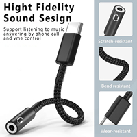 Câble Type C mâle vers 3,5 mm femelle, adaptateur audio en alliage d'aluminium avec sortie DC pour iPhone, connecteur pour écouteurs OTG