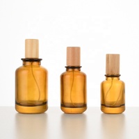 Flacon de parfum cylindrique en verre délicat avec bouchon à vis, compatible diffuseur à bâtonnets, vide, pour types de parfums légers/lourds - Qixin