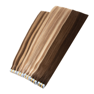 <span class=keywords><strong>Extensions</strong></span> de <span class=keywords><strong>cheveux</strong></span> à <span class=keywords><strong>bandes</strong></span> adhésives non traitées, double épaisseur, 100% <span class=keywords><strong>cheveux</strong></span> humains européens de haute qualité - Product Image 2