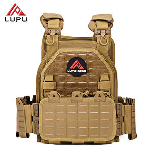 Gilet tactique LUPU, réglable, à libération rapide, gilet tactique léger en nylon pour homme, camouflage tactique pour l'extérieur - Product Image 1