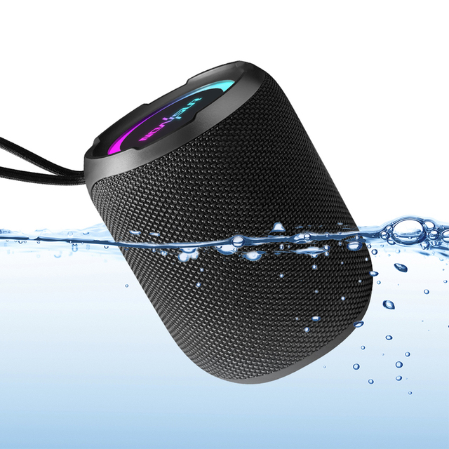 Bespoke Logo 20W Portable Bluetooth Speaker Multiple Play Modes IPX7 Waterproof Wireless Speaker with Mic for Indoor &Office Use