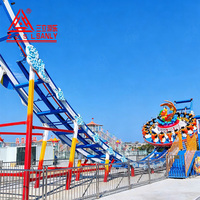 Manège Soucoupe Volante UFO Personnalisé en Usine pour Parc d'Attractions et Fête Foraine, avec Rotation et Déplacement