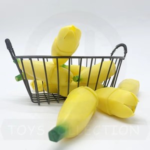Juguete Antiestrés de Plátano Elástico al por Mayor con Expresión Divertida para Niños, Ideal para Aliviar el Estrés y Jugar - Product Image 3