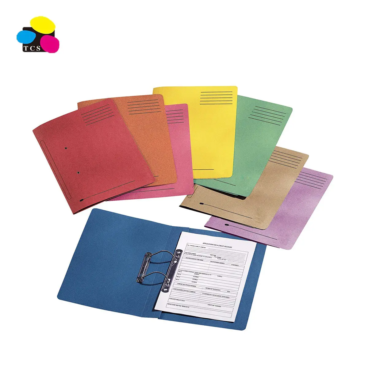 Lehui Umweltfreundliche Foolscap Größe 300gsm Papier Verschiedene Farben 10 teile/paket Frühling Transfer Datei Ordner