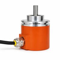 Encodeur Absolu à Arbre Solide Compact AMS58 SSI 21 bits Monocycle 10-30VDC MODBUS Applications Imprimantes Haute Précision