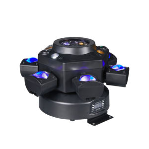 Nueva Llegada: Luces LED Mini con Patrones de Seis Brazos para Discoteca, Iluminación de Escenario, Luces Móviles para Pista de Baile con Efecto Estroboscópico Little King - Product Image 5