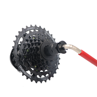 Clé auxiliaire RIDERACE pour anneau de blocage de cassette de vélo, outil d'extraction de roue libre VTT et vélo de route, clé de réparation de vélo facile à utiliser