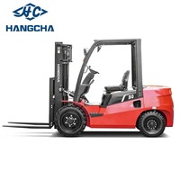 Chariot élévateur tout-terrain autoporteur 3 tonnes à mât bi- ou tri-étages série A2 CPCD pour la manutention de matériaux en entrepôt, directement de l'usine