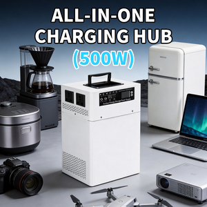 สถานีไฟฟ้าพกพา Pure Sine Wave 500W 1000W 2000W 1000Wh พร้อมระบบสำรองไฟ (UPS) สำหรับใช้งานกลางแจ้ง - Product Image 4