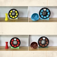 Filament d'imprimante 3D PLA Basic pour la décoration de chalets, offre un style gris via une teinte unie, idéal pour la décoration intérieure et la fourniture de matériaux PLA.