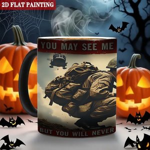Heat Sensitive Color Changing 11oz <b>Ceramic</b> Mug Sublimation Frosted Black DIY Blank <b>Cup</b> - Product Image 6