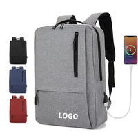 Sac à dos pour ordinateur portable de voyage multifonctionnel à grande capacité avec chargement USB, sac d'ordinateur professionnel, sac décontracté unisexe, sac d'étudiant, sac d'école
