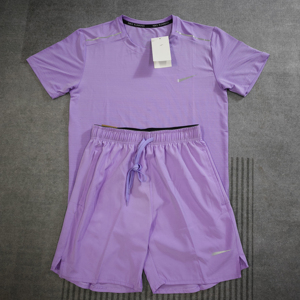 Ensemble <span class=keywords><strong>de</strong></span> <span class=keywords><strong>t</strong></span>-shirts <span class=keywords><strong>de</strong></span> <span class=keywords><strong>sport</strong></span> à séchage rapide, respirant et anti-transpiration, ensemble <span class=keywords><strong>de</strong></span> <span class=keywords><strong>sport</strong></span> uni pour la course à pied et le fitness - Product Image 5