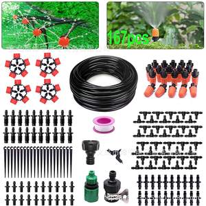 Système d'irrigation goutte-à-goutte pour jardin, tuyau de 25 m avec goutteurs, buses et connecteurs pour l'arrosage des plantes et l'irrigation des paysages - Product Image 2