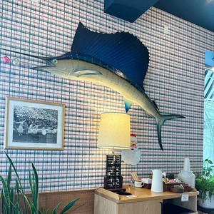 Statue d'animal marin réaliste personnalisable, sculpture géante de <span class=keywords><strong>requin</strong></span> <span class=keywords><strong>baleine</strong></span> en résine pour l'entrée d'un aquarium - Product Image 5