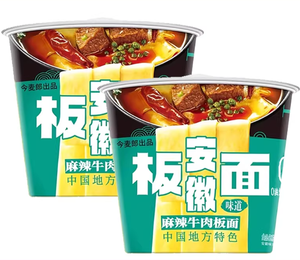 Nouilles instantanées Jinmailang style Anhui au goût braisé, prêtes à manger (Halal) - Product Image 2