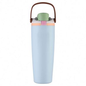 Thermos isotherme en acier inoxydable écologique de 30 oz avec couvercle, style américain, pour usage sportif, marque personnalisée - Product Image 3