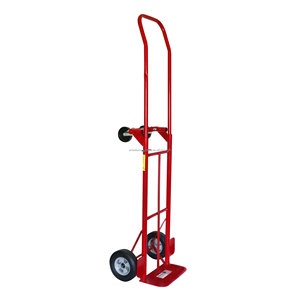 Camión manual Convertible de acero de alta resistencia, carro de 2 ruedas de doble uso y 4 ruedas con ruedas neumáticas de 10 pulgadas - Product Image 2