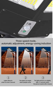Lampadaire solaire LED intelligent IP65 tout-en-un avec batterie, construction en plastique, CRI 95 élevé, garantie 5 ans pour l'extérieur - Product Image 3