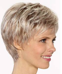 Pelucas de Cabello Sintético Resistentes al Calor, Color Rubio <span class=keywords><strong>Corto</strong></span> Natural, para Mujer, Venta al Por Mayor - Product Image 1