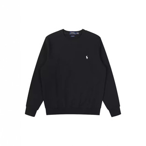 Nueva Sudadera Personalizada con Bordado, Cuello Redondo, Estilo <span class=keywords><strong>Ralph</strong></span> <span class=keywords><strong>Lauren</strong></span>, Unisex, Color Sólido - Product Image 1
