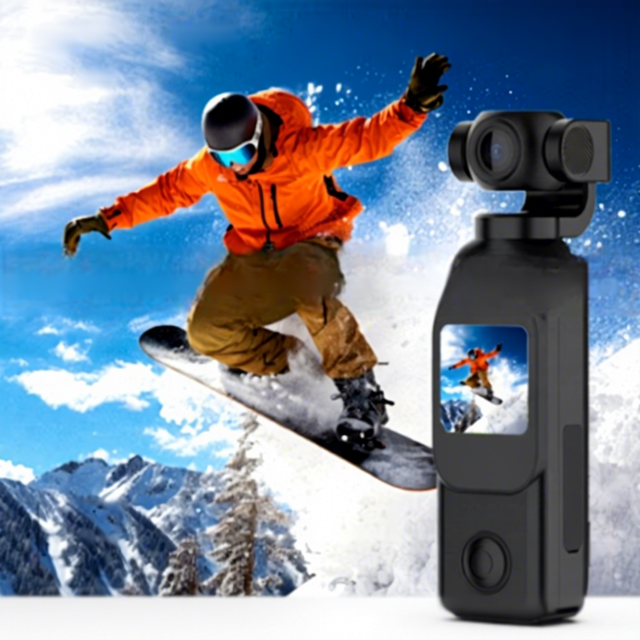 New 4K IP67 Waterproof Outdoor Sports Handheld Camera 270 Degree Free Rotating Lens Touch Screen 1.0" Supports WIFI 64GB