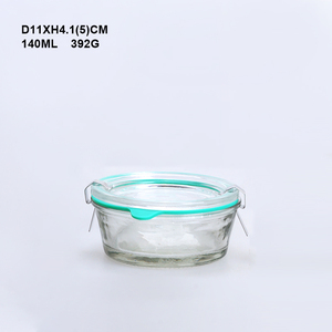 <span class=keywords><strong>Bocaux</strong></span> en verre <span class=keywords><strong>Weck</strong></span> avec couvercle en caoutchouc et pinces en verre - Product Image 6
