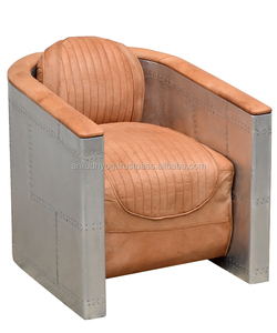 เก้าอี้พักผ่อนหนังแท้สไตล์โมเดิร์นสำหรับห้องนั่งเล่น - Product Image 5