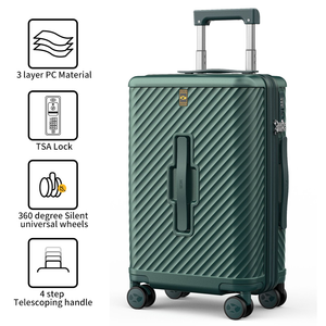 Valigia Trolley Smart Spinner Personalizzata di Alta Qualità, Leggera, Trasparente, per Viaggi in Cabina, Bagaglio Moderno e Alla Moda per Affari - Product Image 3