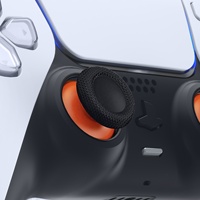 EXtremeRate Orange & Black Analog Stick Thumb Stick Thumbsticks pour PS5 & PS4 All Model Controller