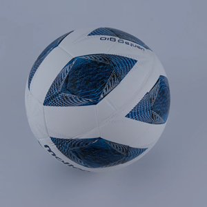 Molten Size 5 size 4 Blue <b>Football</b> Thermally Bonded Soccer Ball Tpu <b>Leather</b> for <b>Football</b> Training - Product Image 5