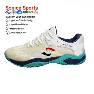 Zapatos de PADEL Personalizados, <span class=keywords><strong>Zapatillas</strong></span> de TENIS Transpirables, Calzado Deportivo Profesional para Pista de Arcilla, Venta al Por Mayor OEM - Product Image 1