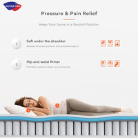 Großhandel Ortho pä dische Klapp bett Matelas König Königin Single Size Feder matratzen Box Gel Memory Foam Pocket Spring Matratze