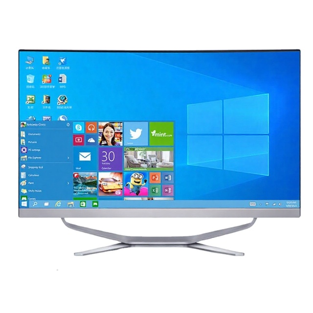 Hot Selling Gaming Desktop 24 Inch All-in-one PC Touch Screen All in One PC I7 I5 I3 AIO for Office Home