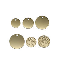 Plaques d'identification pour animaux de compagnie en laiton massif poli miroir, diverses tailles, étiquettes d'identification rondes vierges, logo personnalisé, étiquette en laiton en forme d'os sur mesure