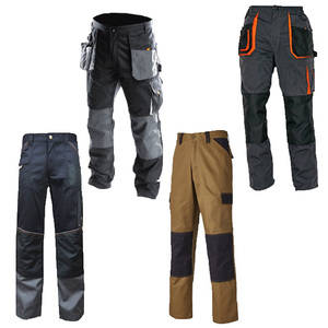 2022 Pantalons cargo tronçonneuse pour hommes Pantalons à fermeture éclair résistants aux coupures Vêtements <span class=keywords><strong>de</strong></span> travail - Product Image 2