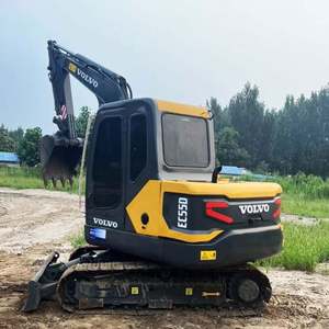 Excavadoras de cadenas Volvo EC55 de 5.5 toneladas, miniexcavadoras al por mayor, usadas y nuevas, con motor Kubota, bomba, caja de cambios, engranajes y rodamientos con certificación EPA. - Product Image 4