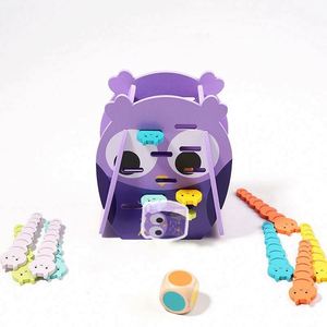 Jeu de société familial en bois de qualité supérieure, jeu de stratégie interactif et amusant, Owl Rescue, jouet sensoriel d'empilage - Product Image 5