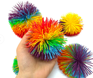 Venta al por mayor <span class=keywords><strong>de</strong></span> pelotas <span class=keywords><strong>de</strong></span> juguete suaves y elásticas originales Baby Rainbow, pelotas <span class=keywords><strong>de</strong></span> malabarismo, pelotas saltarinas Koosh Monkey - Product Image 4