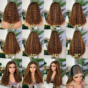 Closure Burmese Curly <b>Wig</b> Super Double Drawn Quality - Product Image 6