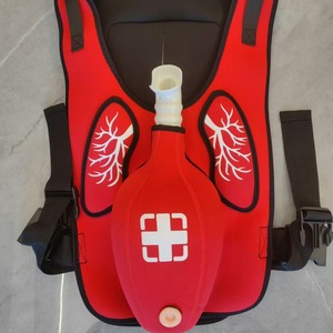 Manichino per Pronto Soccorso per Pratica di Infarto delle Vie Aeree, Gilet di Addestramento Heimlich per Adulti Rosso per Emergenze, Materiale per Scienza Medica CE/ISO - Product Image 2