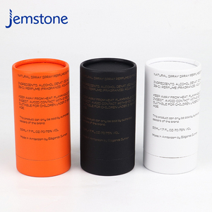 Boîte cylindrique en papier cosmétique personnalisée avec estampage UV, matériaux recyclés biodégradables, tube en papier pour huile essentielle - Product Image 2