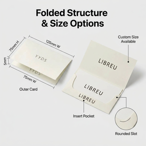 Cartes de remerciement personnalisées pour vêtements, cartes d'insertion pour emballages de vêtements avec code QR, guide d'entretien et impression de logo personnalisé - Product Image 5
