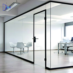 ผนังกั้นเสียงกระจกสำนักงานที่มีความยืดหยุ่นปรับได้ทันสมัยพร้อมกระจกนิรภัยสำหรับพื้นที่สำนักงานและโรงเรียน - Product Image 1