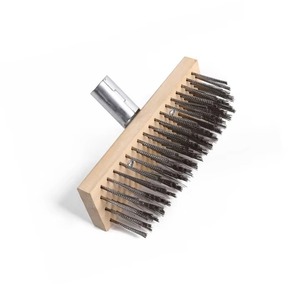 <span class=keywords><strong>Brosse</strong></span> à fil <span class=keywords><strong>métallique</strong></span> de jardin avec manche <span class=keywords><strong>en</strong></span> bois massif et poils <span class=keywords><strong>en</strong></span> acier inoxydable <span class=keywords><strong>pour</strong></span> le nettoyage et l'élimination du mousse <span class=keywords><strong>en</strong></span> extérieur - Product Image 2