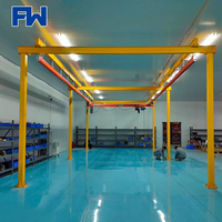 Grúa Puente Suspendida Combinada Flexible y Ligera de 500 kg, 1000 kg, 2000 kg, 3 Toneladas y 5 Toneladas