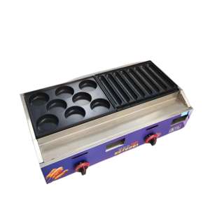 Griglia da Tavolo Commerciale a Gas in Acciaio Inox 16 Pezzi, Nuova Macchina per Hot Dog e Barbecue, Macchina per <span class=keywords><strong>Snack</strong></span> Notturni, <span class=keywords><strong>Cucina</strong></span> per Salsicce Croccanti - Product Image 3